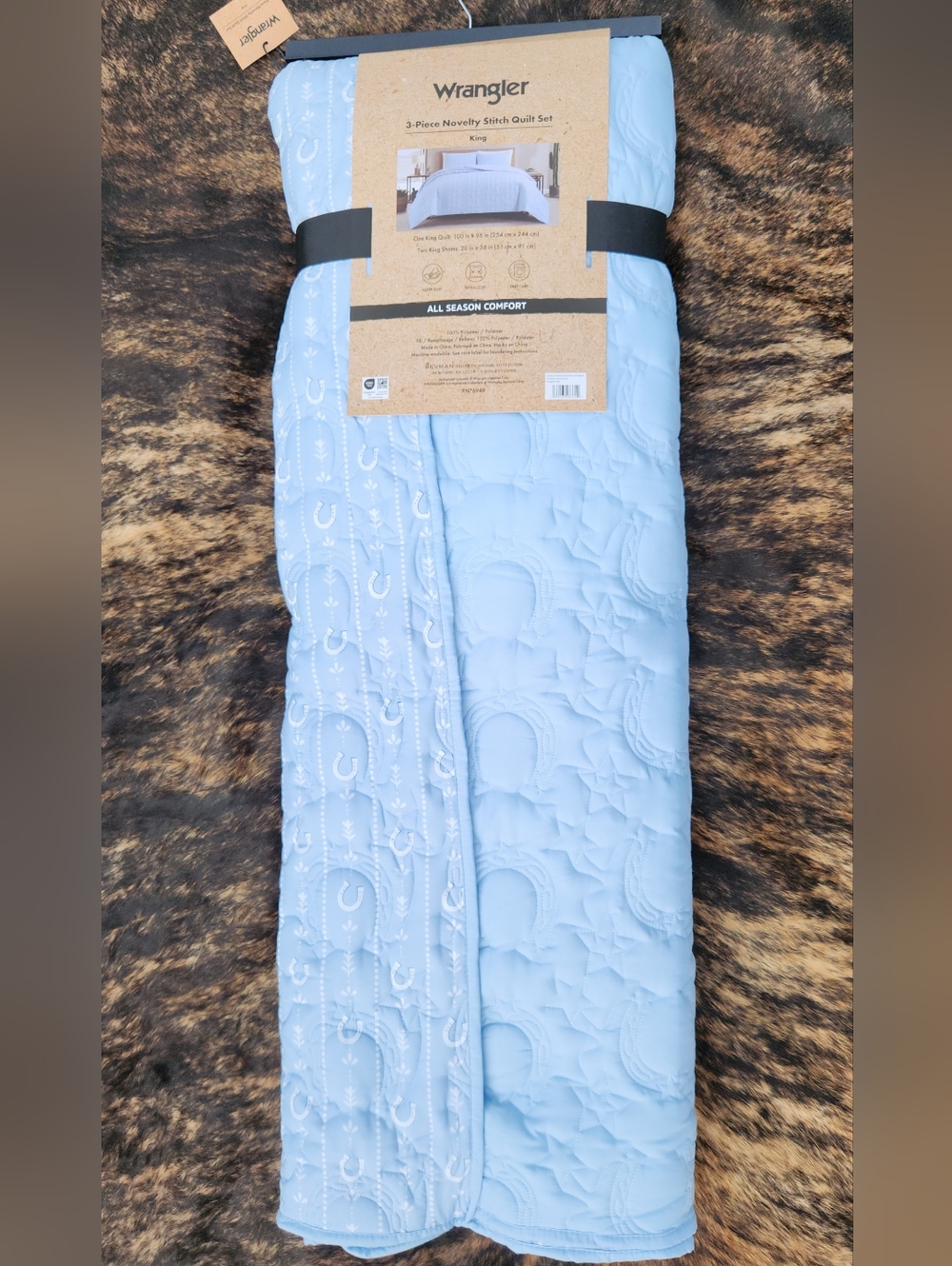 Wrangler KING Horseshoe Quilt